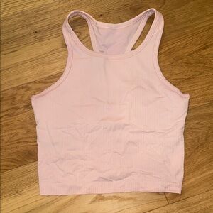 Lululemon light Pink Ribbed Tank Top